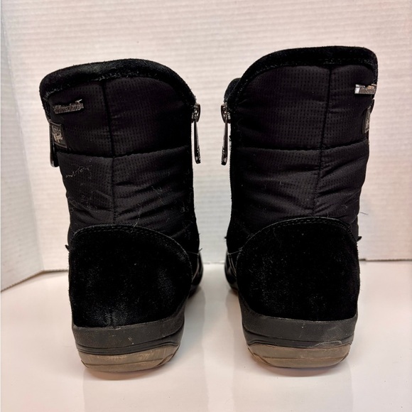 Blondo Black Boots with Quilted Upper and Side Zippers - Picture 4 of 12